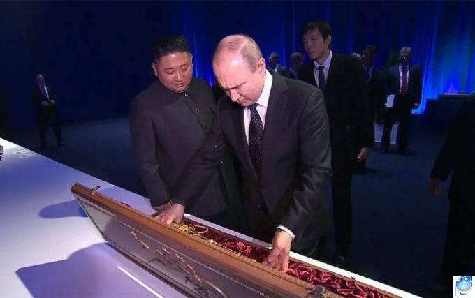 Какой меч подарил Путину Ким Чен Ын