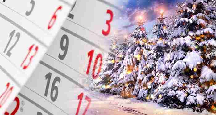 5 и 6 января 2019 выходные или праздничные дни в России?